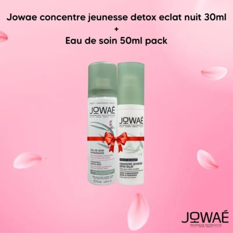 Jowaé Nuit Concentré Jeunesse Détox Éclat – 30 ml –  | Parasativa Maroc
