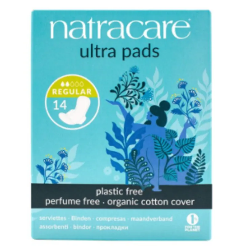 NATRACARE SERVIETTE ULTRA REGULIER + WINGS 14Unités –  | Parasativa Maroc
