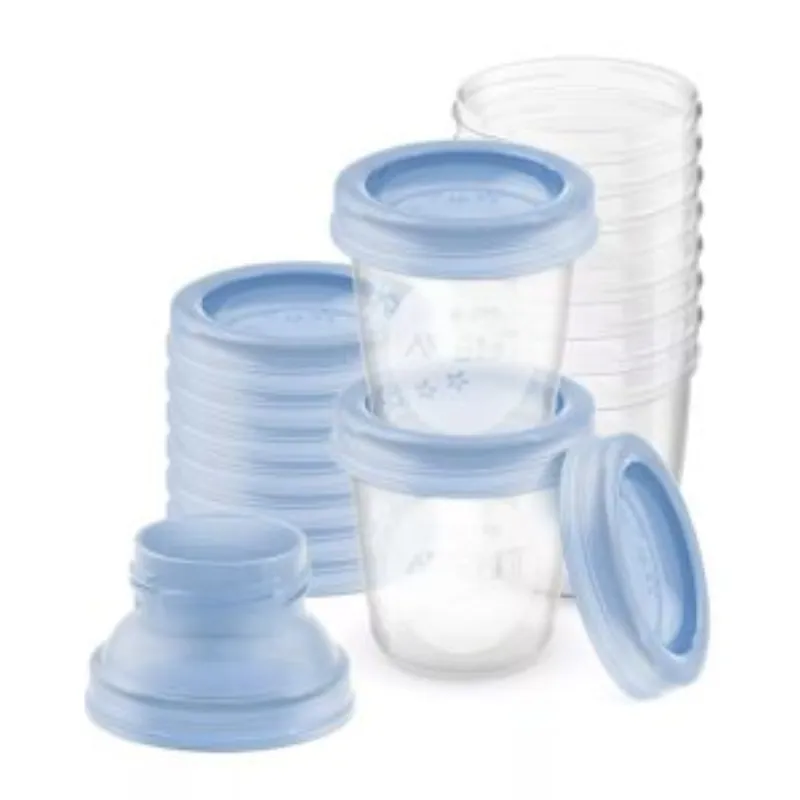AVENT SET POTS DE CONSERVATION POUR LAIT MATERNEL 180 ML/6OZ SCF618/10 –  | Parasativa Maroc