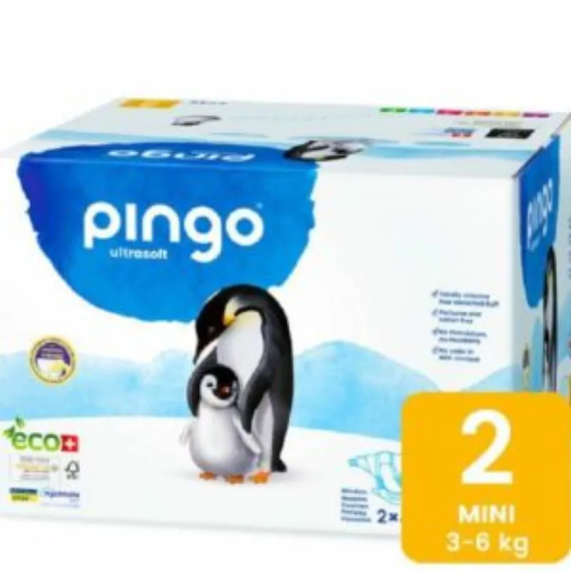 Pingo Mini Taille2– 3-6KG – 2 Sachets de 42 Couches –  | Parasativa Maroc