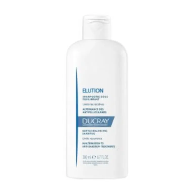 Ducray — Shampooing doux équilibrant — Shampoing doux antipelliculaire — ELUTION 200 ml –  | Parasativa Maroc