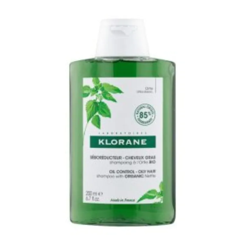 Klorane – Shampoing Séboréducteur à l’Ortie BIO – Cheveux gras 200 ml –  | Parasativa Maroc