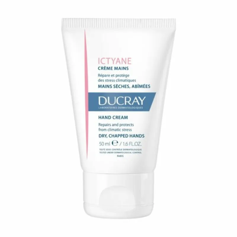 Ducray Crème Mains Crème mains sèches  Ictyane 50 ml –  | Parasativa Maroc