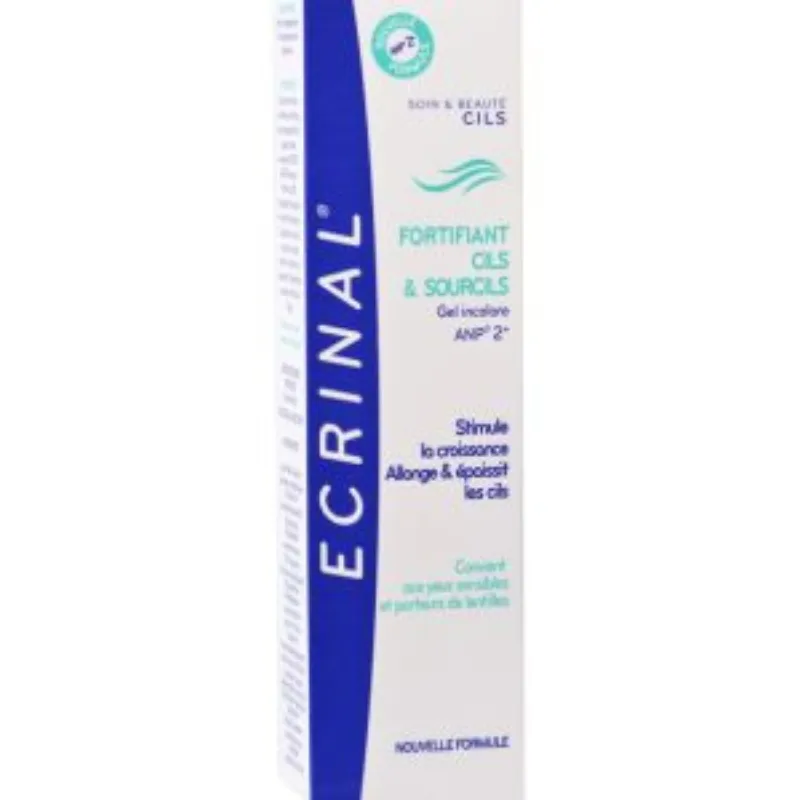 Ecrinal – Gel fortifiant cils et sourcils à l’ANP2+ – 9 ml –  | Parasativa Maroc