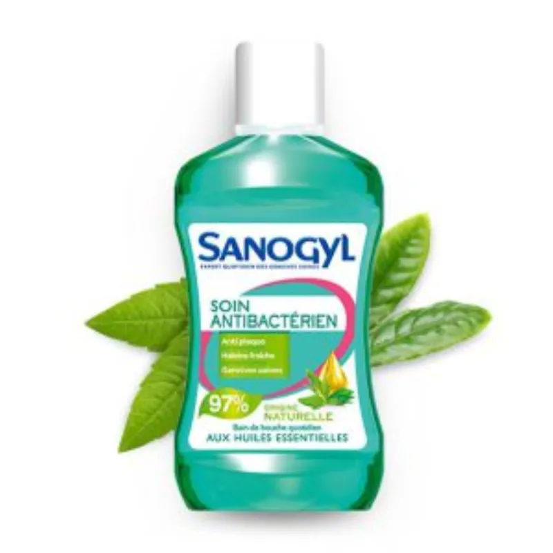 Sanogyl bain de bouche antibacterien 500ml –  | Parasativa Maroc