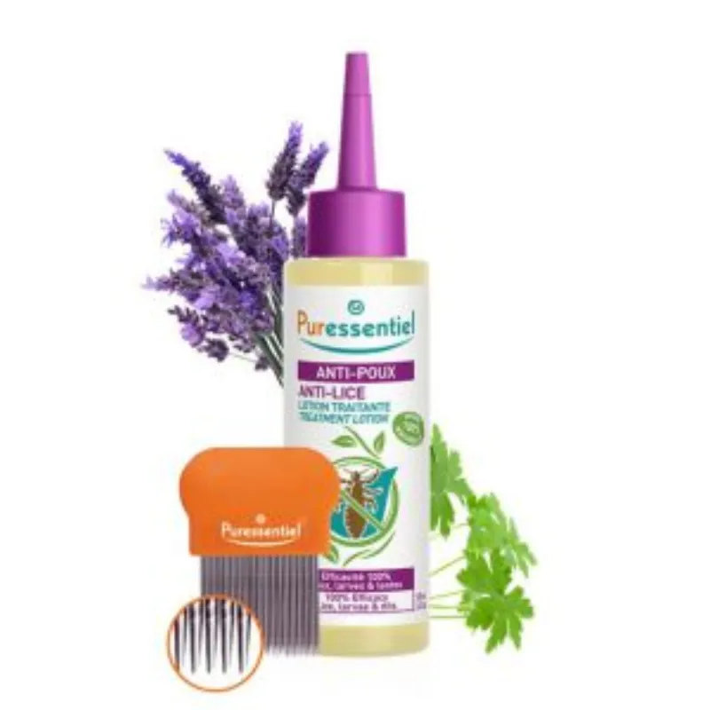 Puressentiel Anti-poux Lotion 100 ml + Peigne –  | Parasativa Maroc