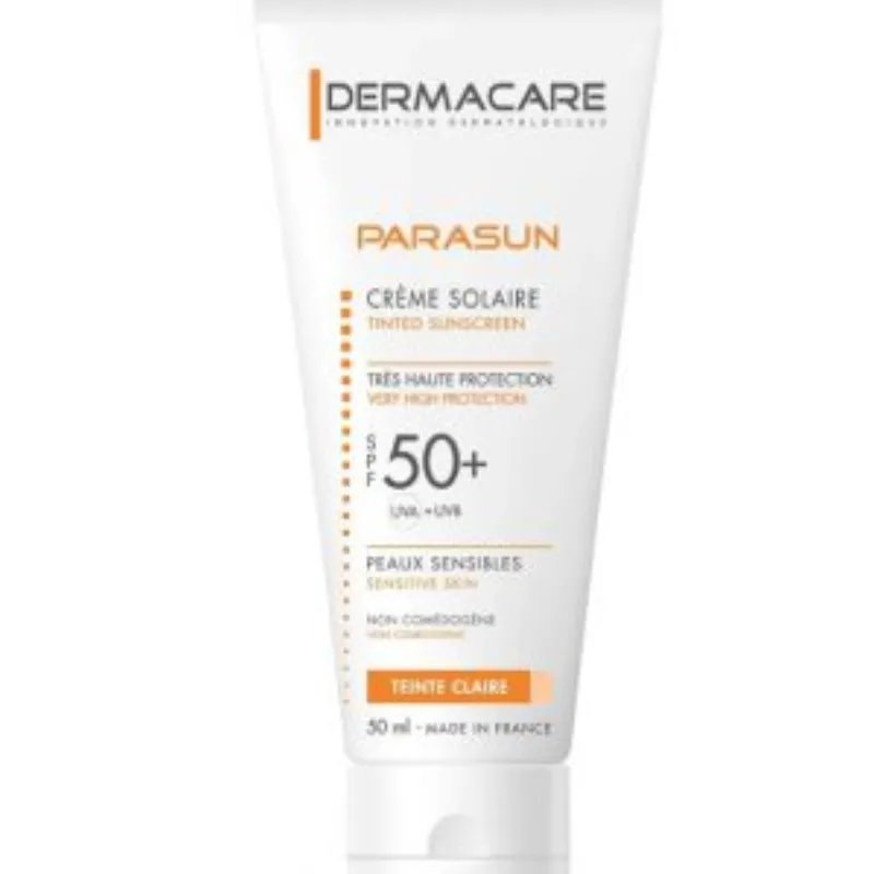 Dermacare – Parasun Crème solaire Teinte Claire Très haute protection SPF50+ – 50 ml –  | Parasativa Maroc