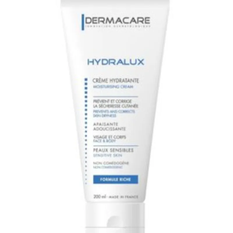 Dermacare – Hydralux Crème hydratante – 200 ml –  | Parasativa Maroc