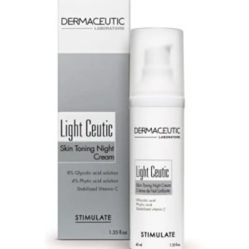 Dermaceutic Light Ceutic Crème de nuit éclat du teint 40 ml –  | Parasativa Maroc