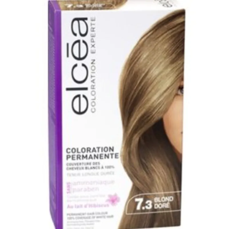 Elcea Coloration Experte – Blond Doré 7.3 –  | Parasativa Maroc