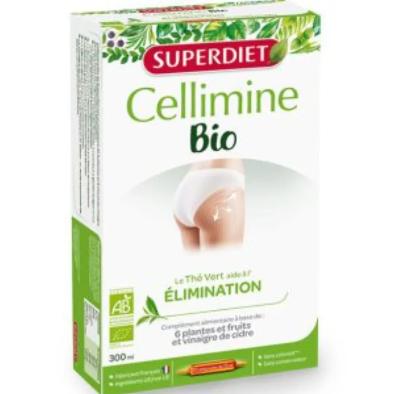 Super Diet Cellimine Bio – 20 Ampoules x 15 ml –  | Parasativa Maroc