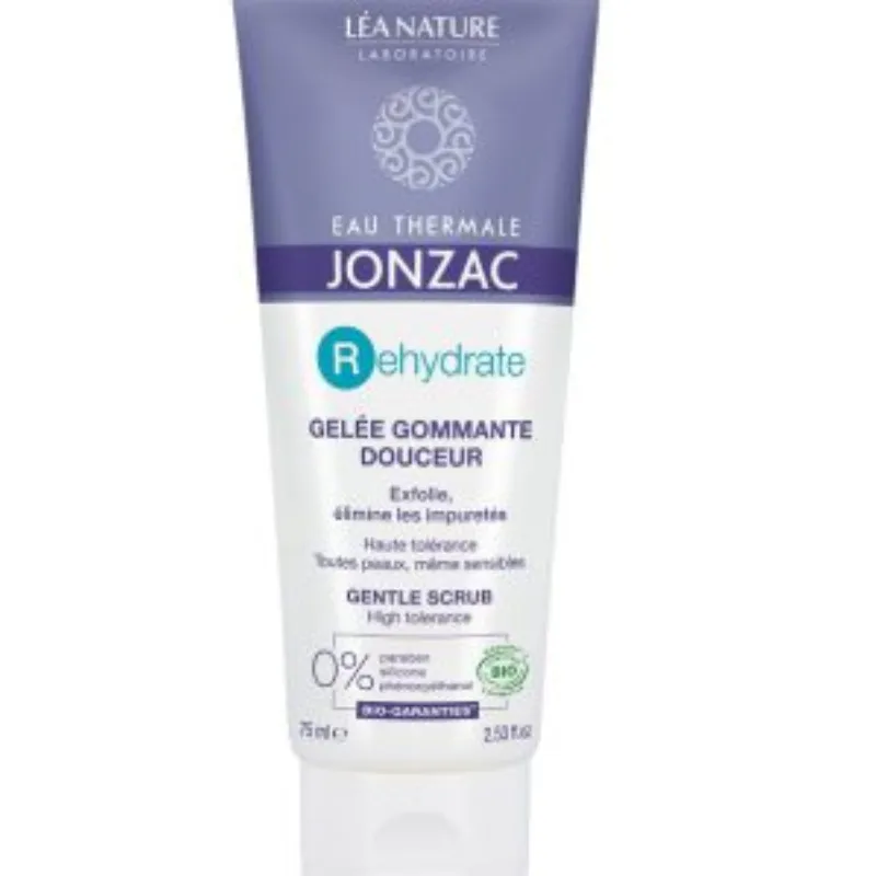 EAU THERMALE JONZAC RÉHYDRATE GELÉE GOMMANTE DOUCEUR 75 ml –  | Parasativa Maroc