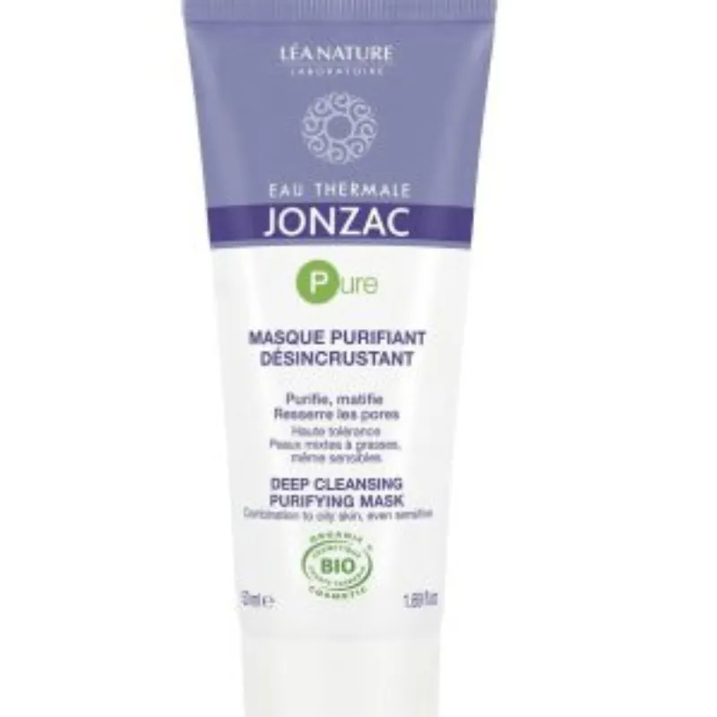 EAU THERMALE JONZAC PURE MASQUE PURIFIANT DÉSINCRUSTANT 50 ml –  | Parasativa Maroc