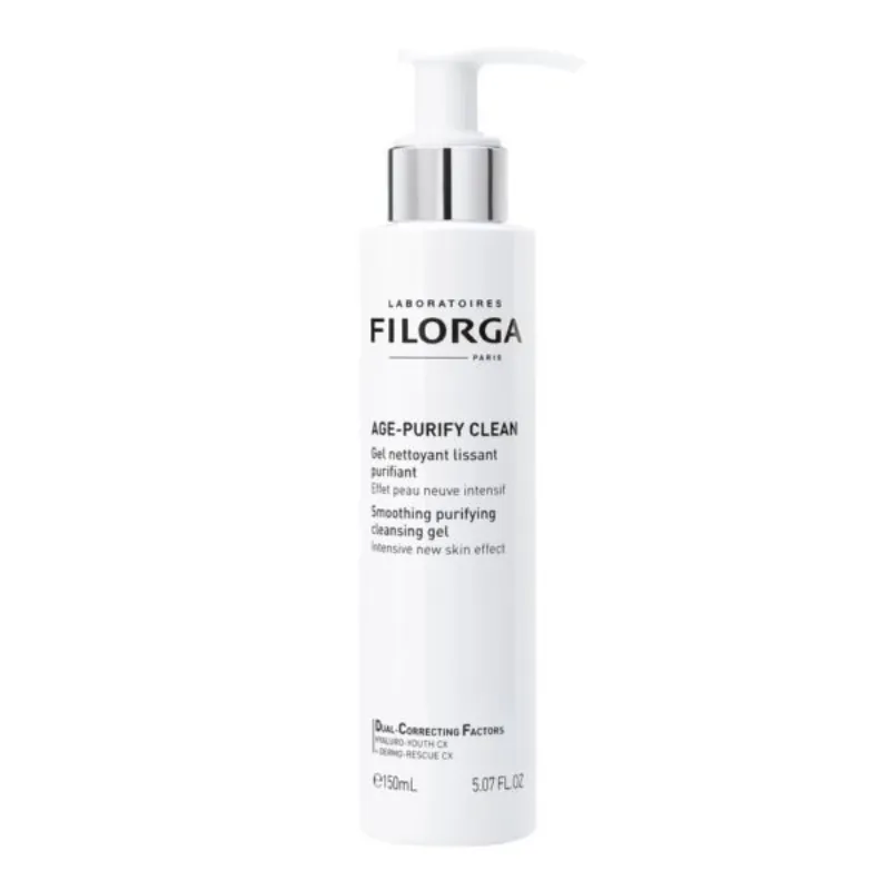 FILORGA AGE-PURIFY CLEAN – Gel nettoyant visage anti rides et anti imperfections 150ml –  | Parasativa Maroc