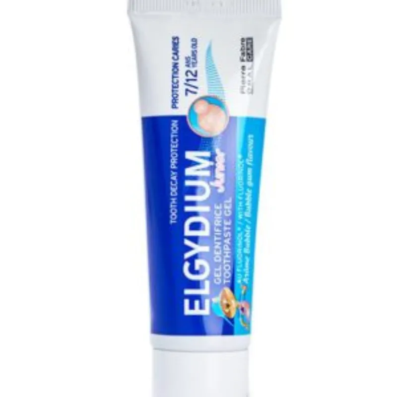 Elgydium Junior – Dentifrice Bubble Gum 7-12 Ans –  | Parasativa Maroc