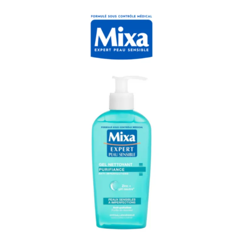 MIXA Gel Nettoyant Purifiance Anti-Imperfections 200ml –  | Parasativa Maroc