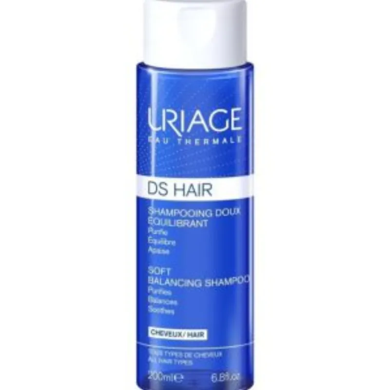 Uriage – DS Hair – Shampooing Doux Équilibrant – 200ml –  | Parasativa Maroc