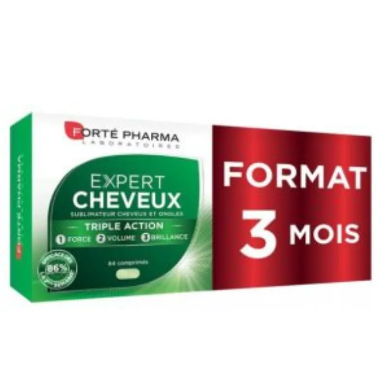Forté Pharma Expert Cheveux – 84 Comprimés –  | Parasativa Maroc
