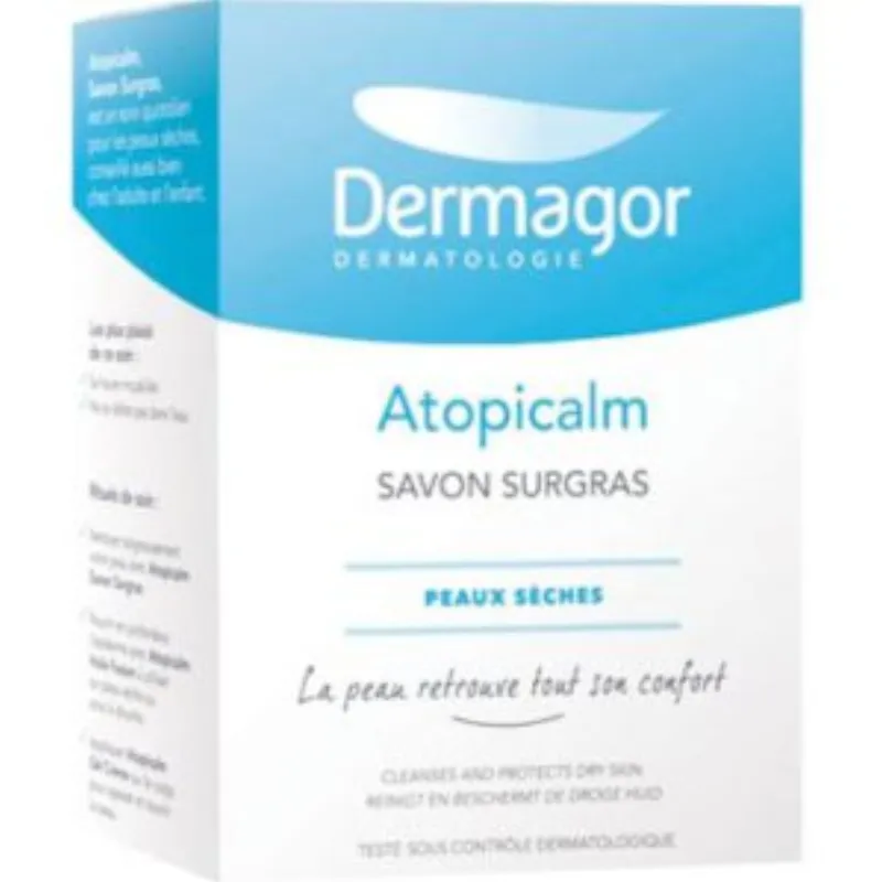 Dermagor – Atopicalm Savon surgras peaux sèches – 150 g –  | Parasativa Maroc