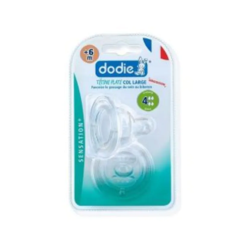 DODIE TETINE PLATE SENSATION+ ANTI COLIQUE D4 +6M LIQUIDE EPAIS X2 –  | Parasativa Maroc