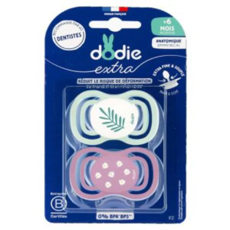 Dodie Sucette +6mois Duo Extra Fine Rose F2 2365 –  | Parasativa Maroc