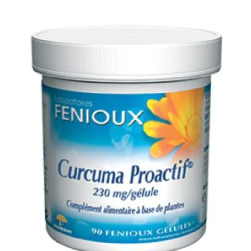 Fenioux Curcuma Proactif – 90 Gélules – 230 mg