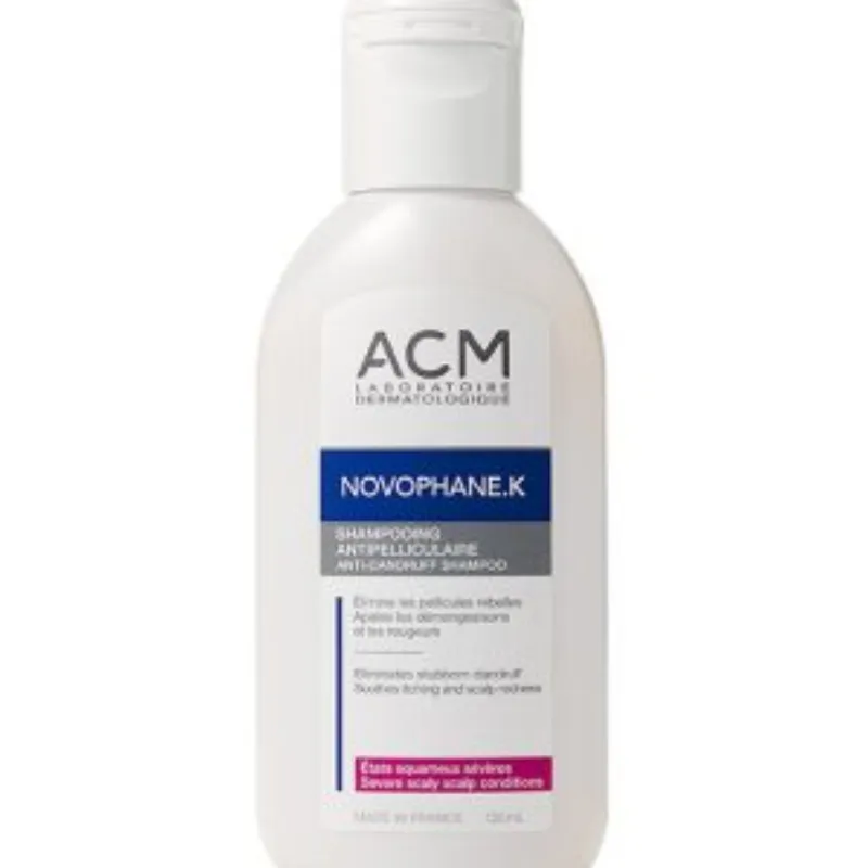 Acm Novophane K Shampooing pellicules sévères – 125 ml –  | Parasativa Maroc