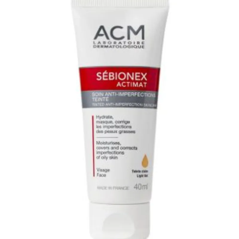 Acm Sébionex Actimat – Teinte claire – 40 ml –  | Parasativa Maroc