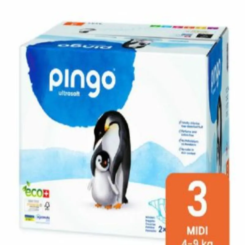 Pingo Midi Taille3 – 4-9KG –  2 Sachets de 44 Couches –  | Parasativa Maroc
