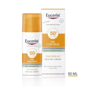 EUCERIN SUN TOUCHER SEC GEL CRÈME HUILE CONTROLE –  | Parasativa Maroc