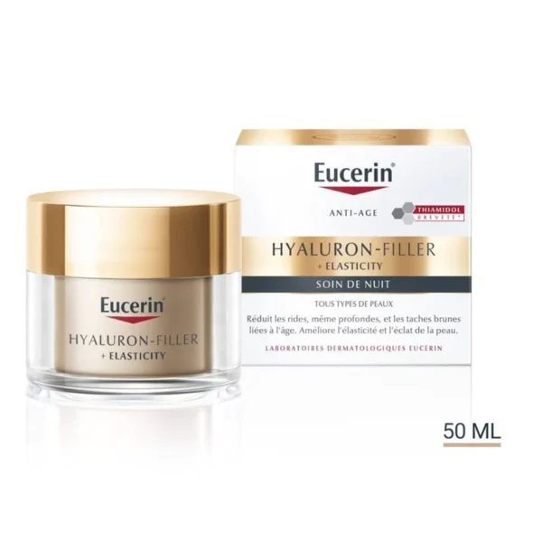 Eucerin  HYALURON FILLER + ELASTICITY NUIT 50 ML –  | Parasativa Maroc