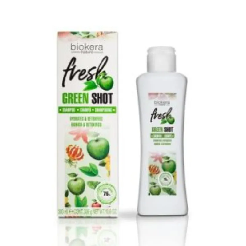 BIOKERA FRESH GREEN SHOT SHAMPOOING 300ML –  | Parasativa Maroc