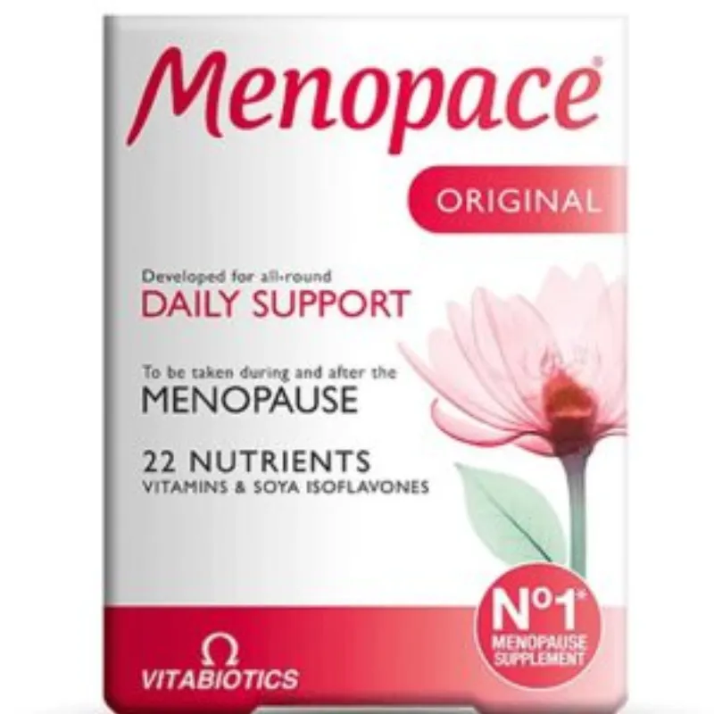 Vitabiotics – Menopace Menopause – 30 capsules –  | Parasativa Maroc
