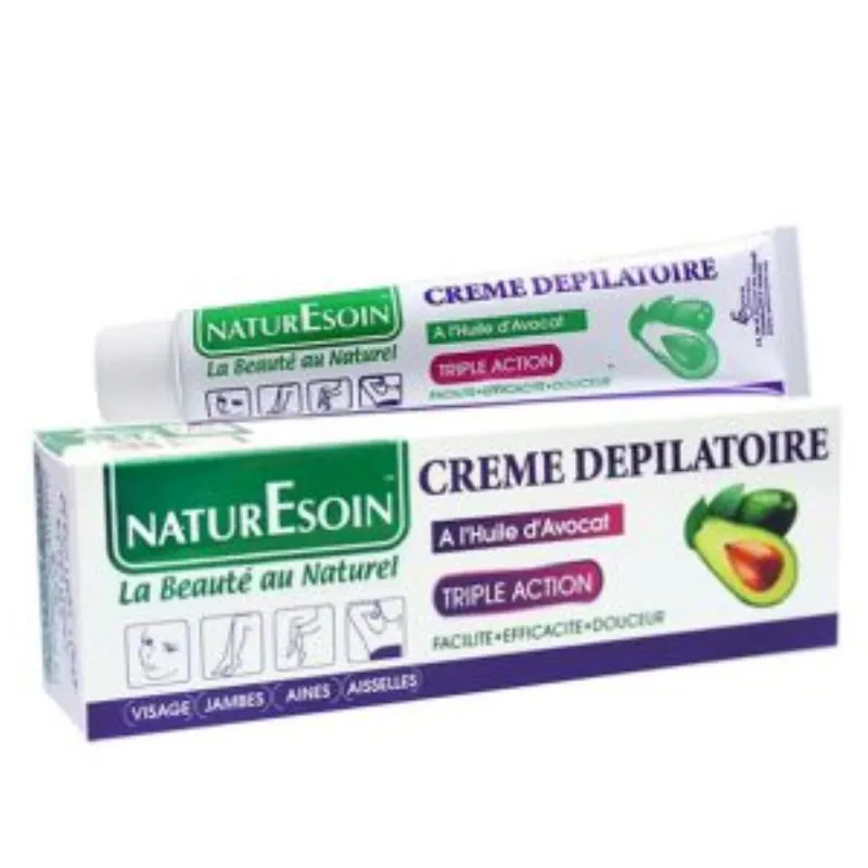 NaturEsoin Crème Dépilatoire à l’Huile d’Avocat – 50 ml