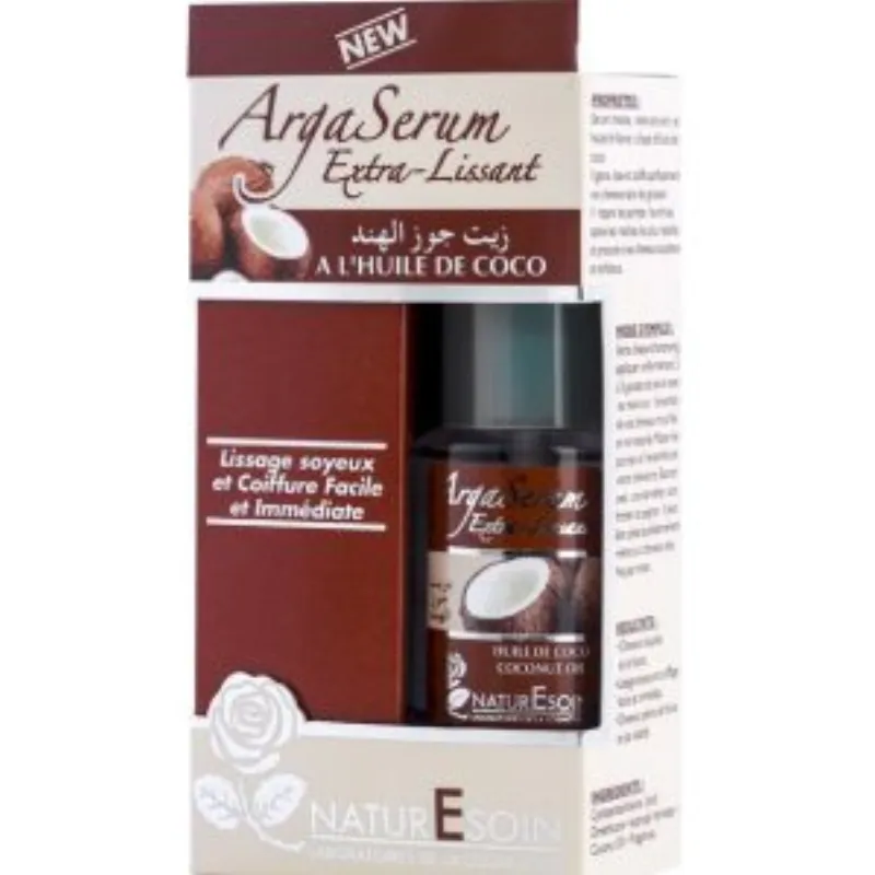 NaturEsoin ArgaSerum à l’Huile de Coco – 50 ml