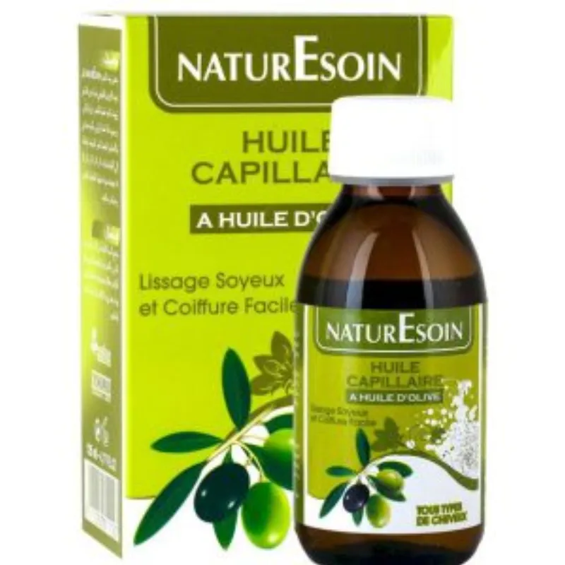 NaturEsoin Huile capillaire a Huile d’Olive – 125 ml –  | Parasativa Maroc
