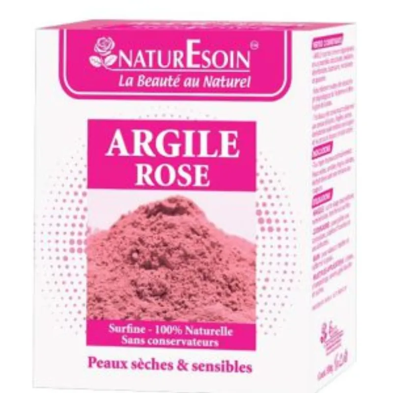 NaturEsoin Argile Rose – 100 G –  | Parasativa Maroc