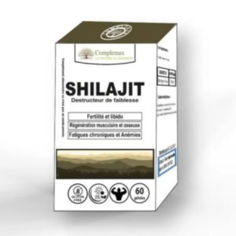 Complemax Shilajit 60 Gelules –  | Parasativa Maroc