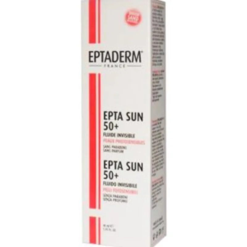 Eptaderm Epta Sun 50+ Fluide Invisible – 40 ml –  | Parasativa Maroc