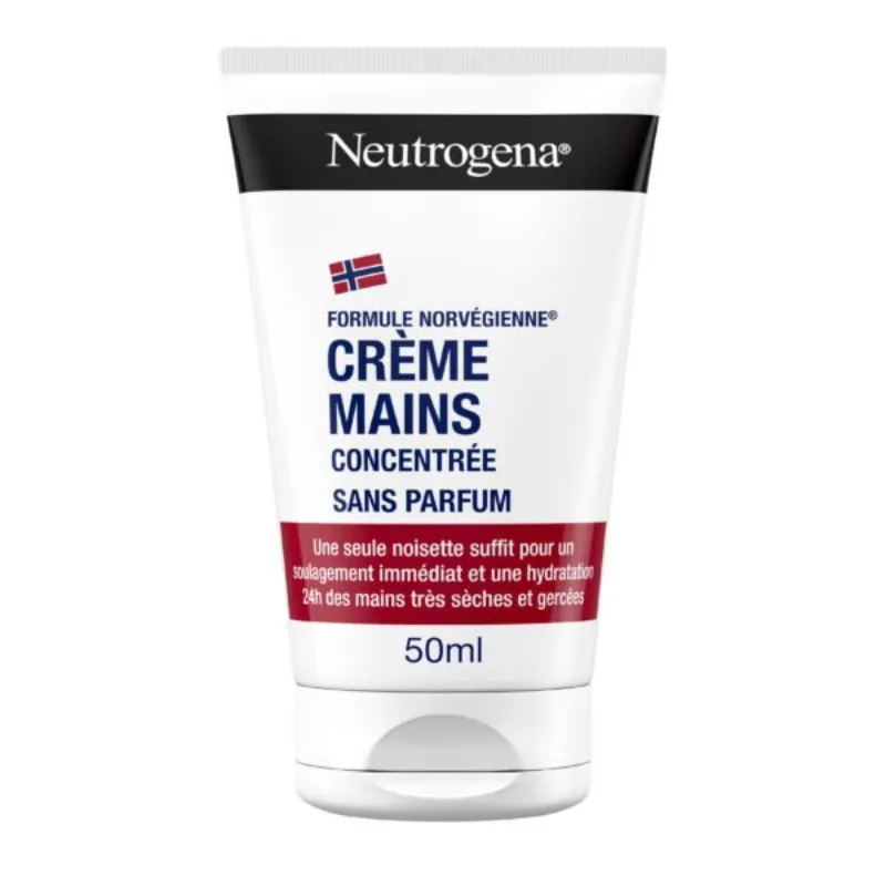 Neutrogena Crème Mains Hydratation 24h Peaux sèches 50 ml –  | Parasativa Maroc