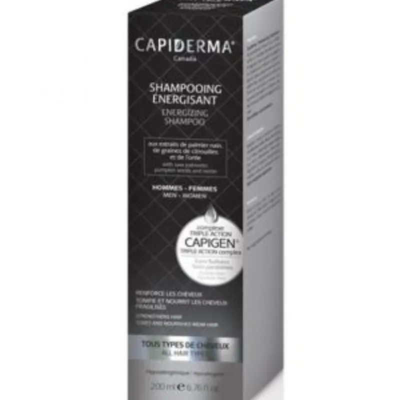 Capiderma – Shampoing Energisant – 200 ml –  | Parasativa Maroc
