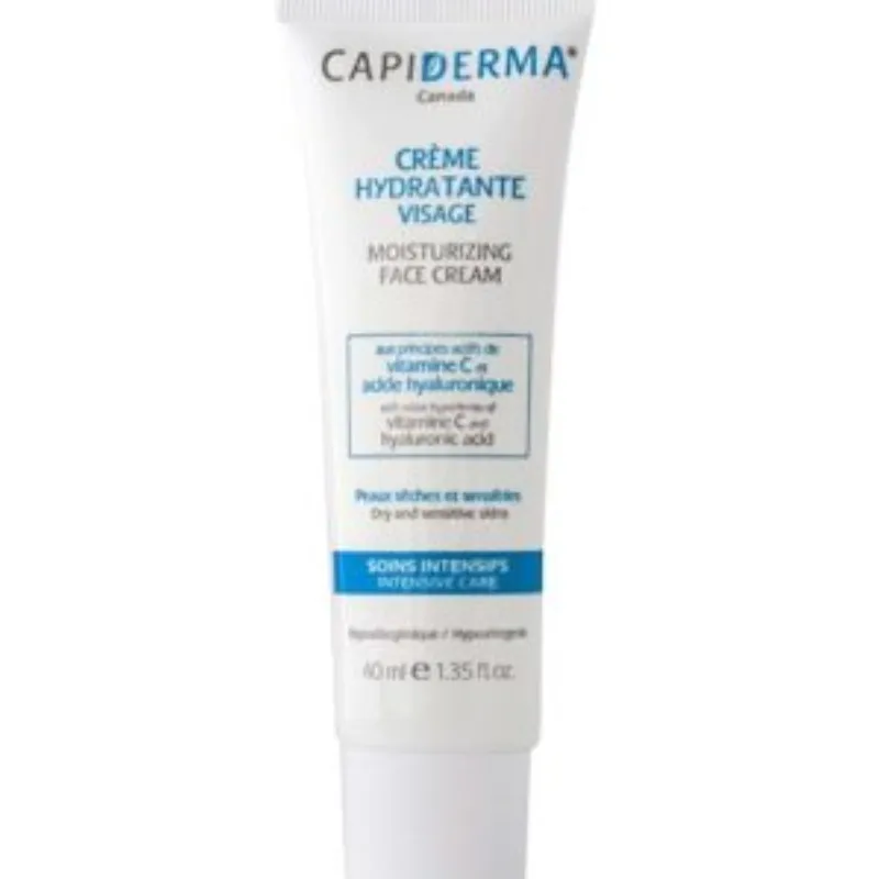 Capiderma – Crème hydratante visage – 40 ml –  | Parasativa Maroc