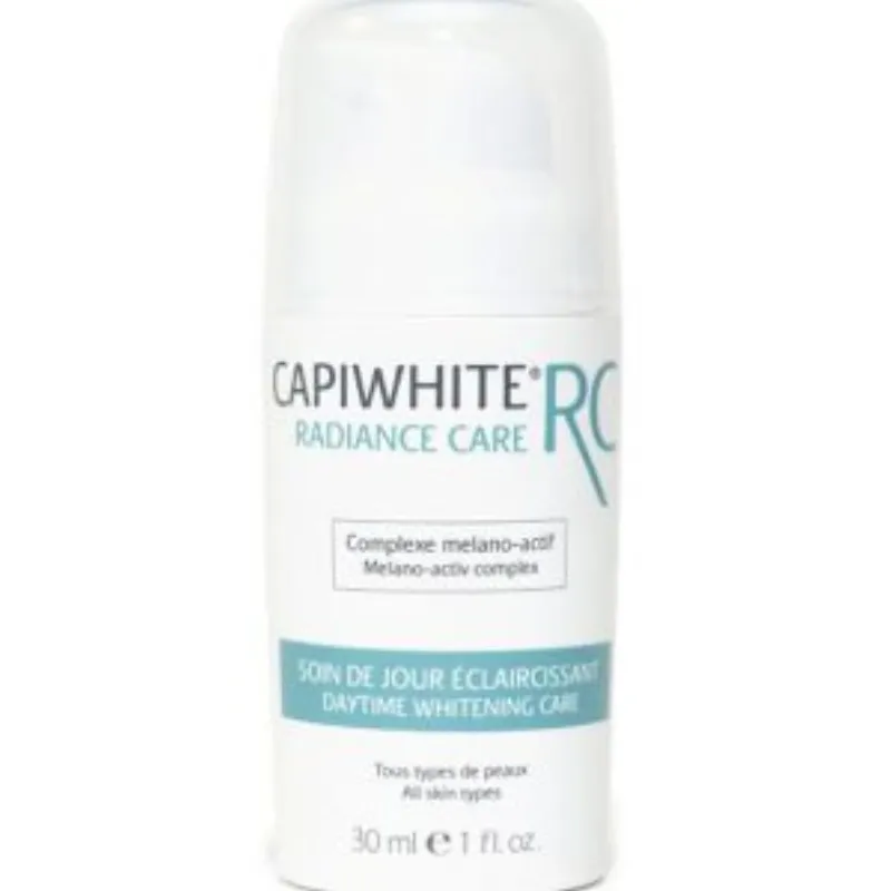 Capiderma – Capiwhite RC Soin de jour éclaircissant SPF15 – 30 ml –  | Parasativa Maroc