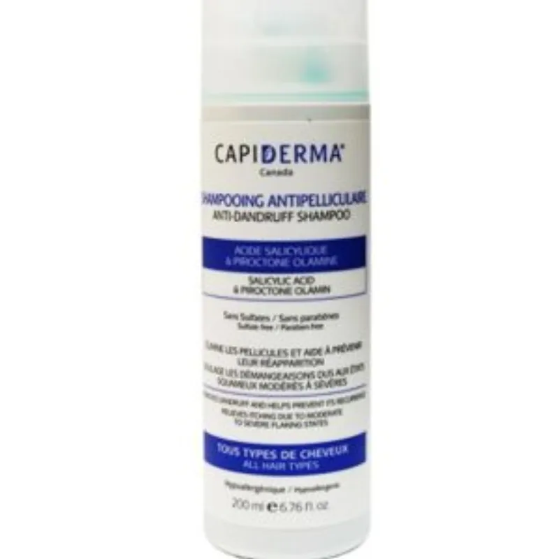 Capiderma – Shampoing Anti-pelliculaire – 200 ml –  | Parasativa Maroc
