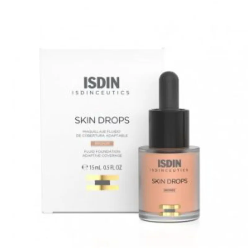 Isdin Skin drops fond de teint fluide Bronze 15ml –  | Parasativa Maroc