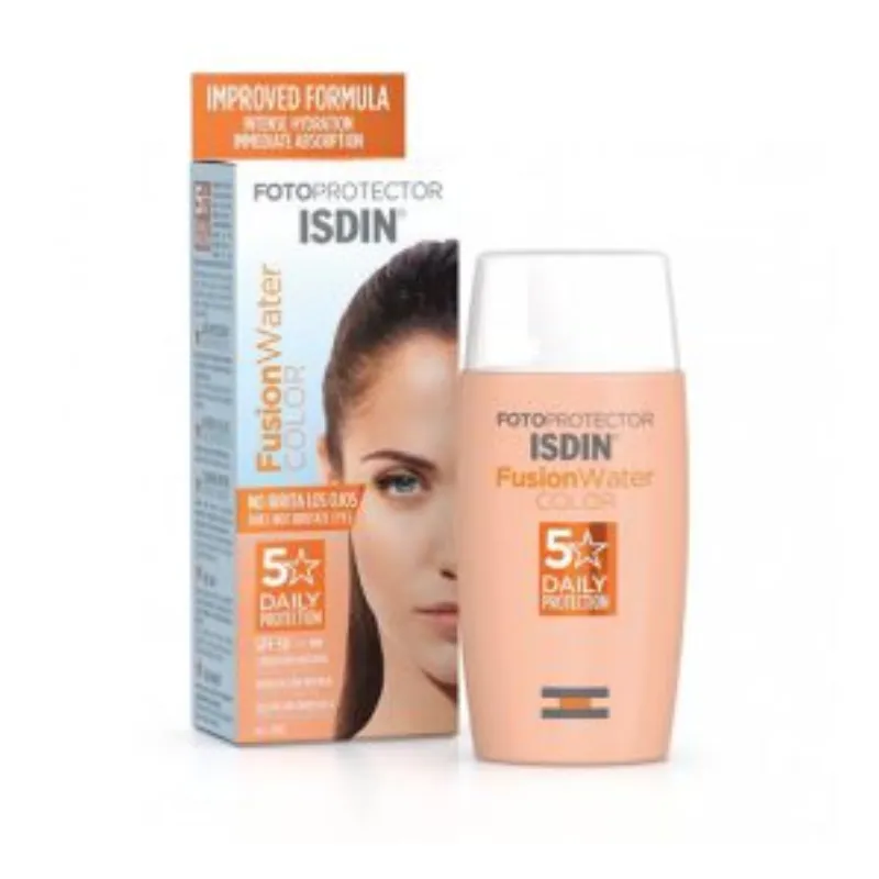 ISDIN Fotoprotector fusion water color spf50 50ml –  | Parasativa Maroc