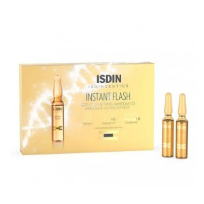 Isdin Instan Flash 48H 5Ampoules*2ml –  | Parasativa Maroc