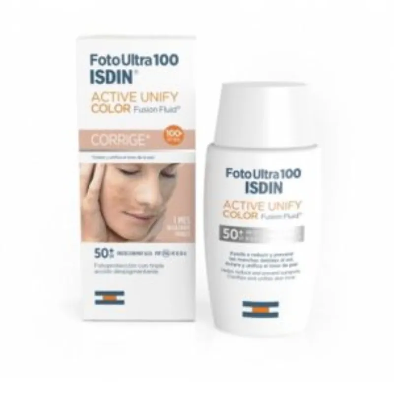 ISDIN Foto ultra active unify color spf50+50ml –  | Parasativa Maroc