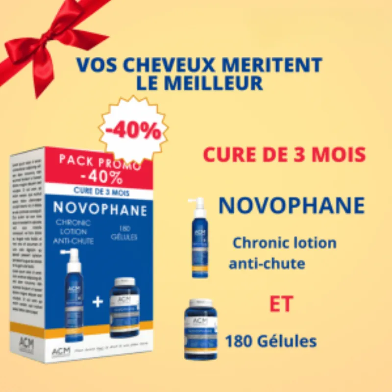 ACM Novophane Chronic Lotion Anti-chute + Novophane 180 Gelules PACK –  | Parasativa Maroc