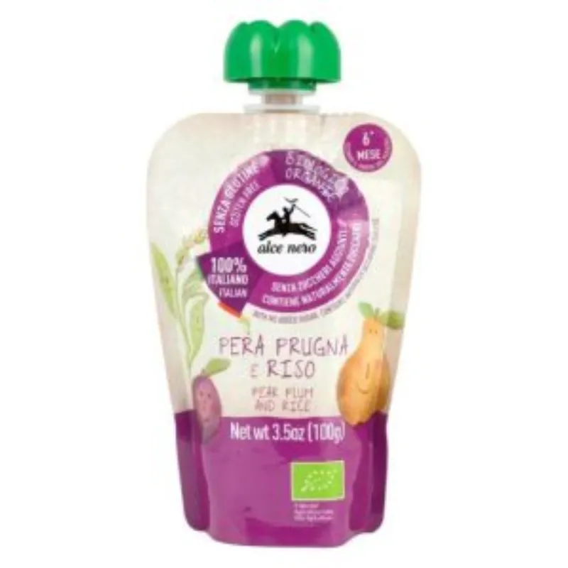 ALCE NERO PUREE POIRE PRUNEAUX 100G –  | Parasativa Maroc